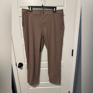 Men’s Lululemon ABC Classic-Fit Pant 36x28 Stretch Cotton VersaTwill- Nomad